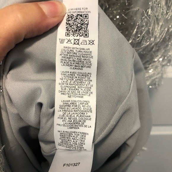 NWT ASOS silver tinsel cami dress - Picture 7 of 7